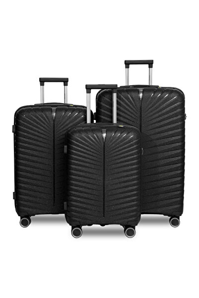 PARAJOHN Para John luggage set, polypropylene luggage set, 3 piece suitcase s...