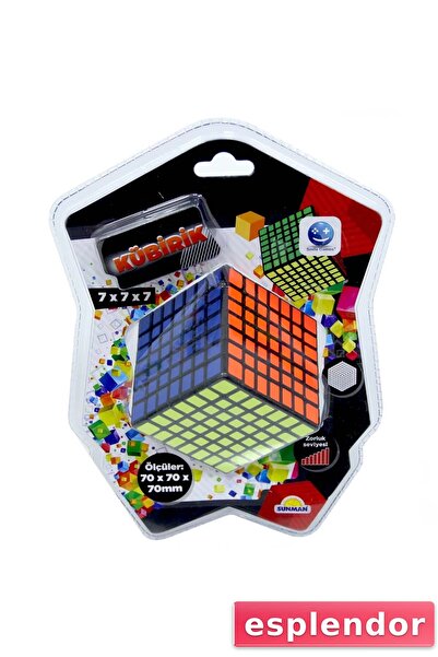 esplendor لعبة تعليمية على شكل مكعب ذكاء مقاس 7x7x7