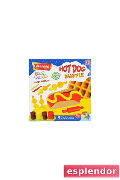 esplendor Ern-584 Heroes Medium Boxed Burger Play Dough Set