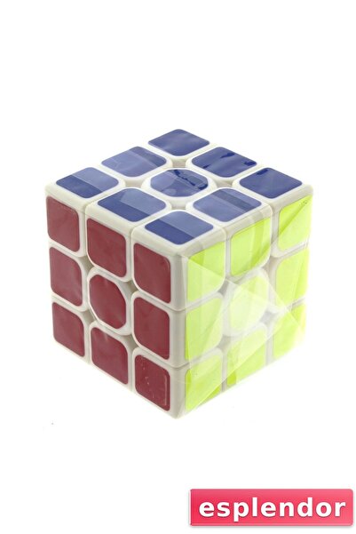 esplendor مكعب ذكاء ملون على خلفية بيضاء 3X3X3-5,5 سم