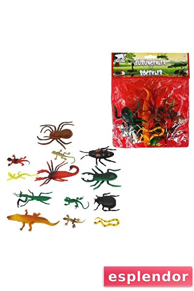 esplendor الزواحف والحشرات سونمان الحقيبة الحيوانات