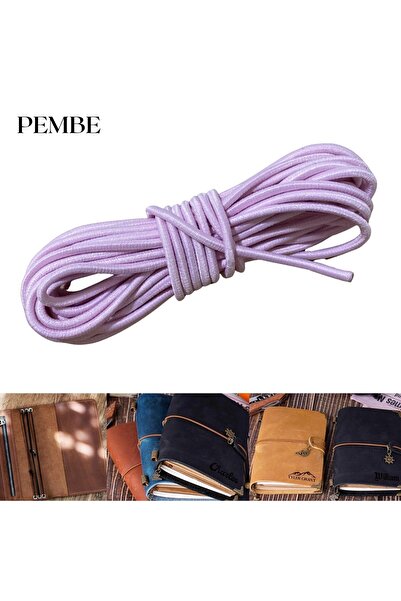 ipekbazaar 3 mm Round Rubber Cord 2 Mt, Notebook Agenda Cover Fixing, Hobby, ...