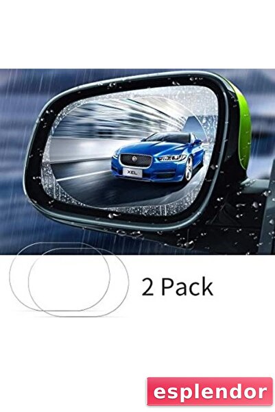 esplendor فيلم انزلاقي للمرآة الأوتوماتيكية مقاوم للمطر، قطعتان