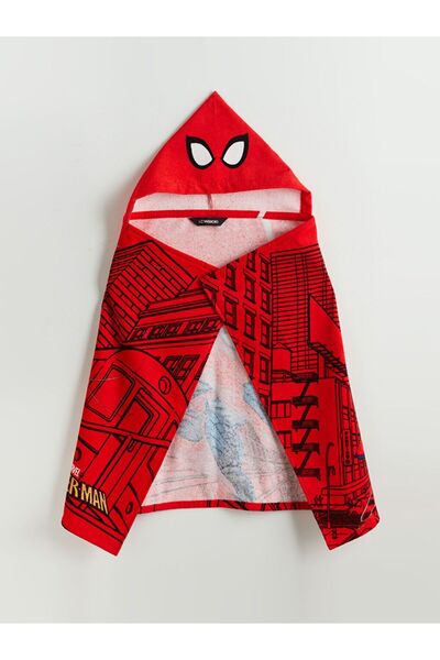 LC Waikiki Πετσέτα παραλίας για αγόρι με στάμπα Spider-Man