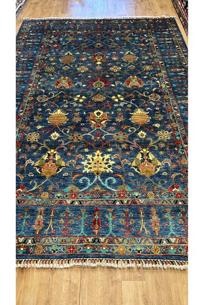 Turkmen Rug El Dokuma Afghan halısı