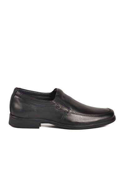 Aspor Black Genuine Leather Men's Classic Shoes
