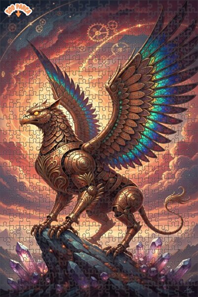 Esranın Dünyası لغز خشبي بإطار مزدوج الطبقات بمظهر لوحة زيتية فنية ميكانيكية ...