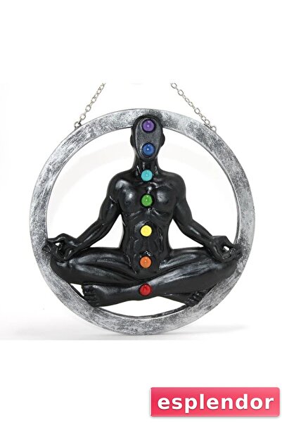 esplendor 7 Chakra Board with Polyester Wall Hanging