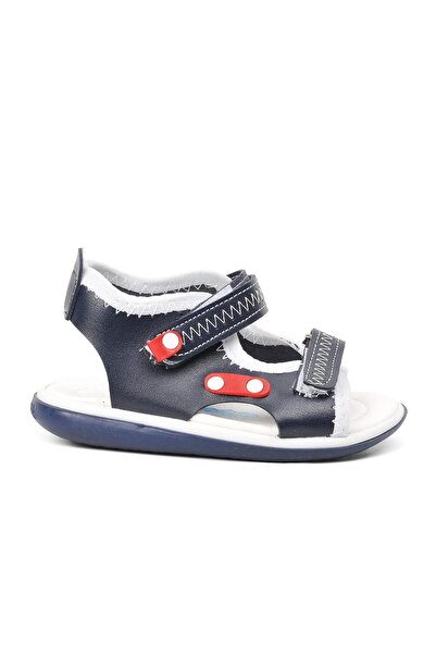 Aspor Navy Blue Red Boy's Sandals