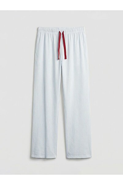 LC Waikiki Striped Women's Pajama Bottoms with Elastic Waist