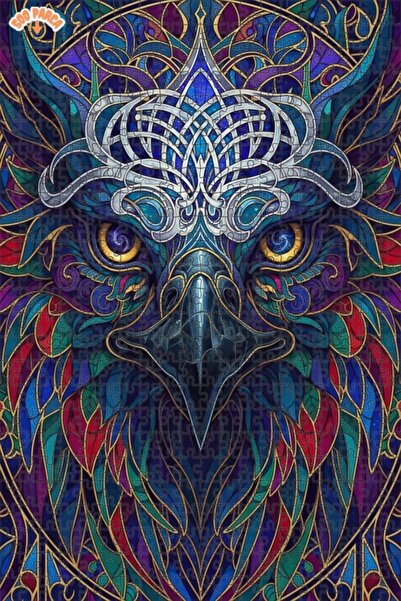 Esranın Dünyası Mysterious Eagle Artwork Print Appearance Laser Double-Layer ...