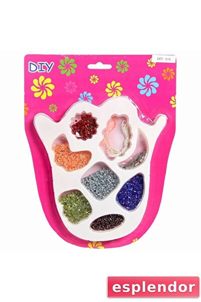 esplendor Necklace and Bracelet Making Kit with Colorful Beads