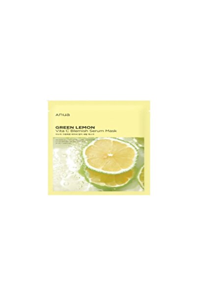 Anua Wonder Green Lemon Vitamin C Blemish Serum Mask