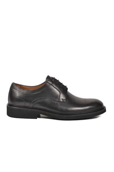 Aspor Black Genuine Leather Men's Classic Shoes