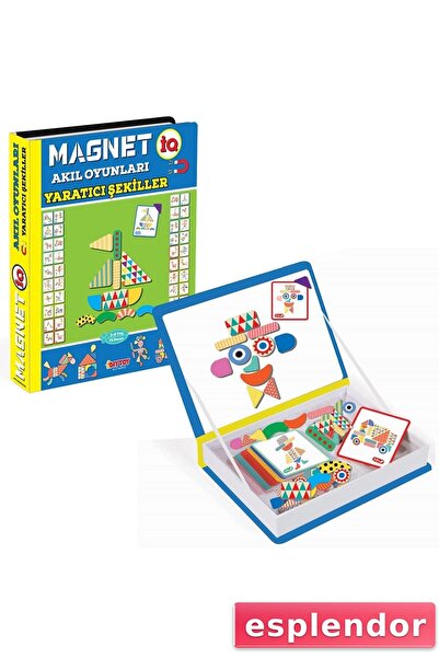 esplendor 1550 DıyToy، ألعاب العقل المغناطيسية - الأشكال الإبداعية / 3-8 سنوات