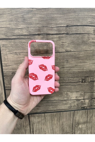 YZGOLDEN iPhone 17 Pro Compatible Velvet Inside Lip Printed Phone Case