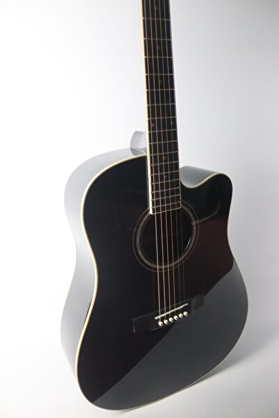 3M Atölye Akustik Gitar Siyah Profesyonel Seviye