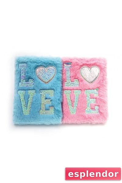 esplendor دفتر تذكاري ناعم بغلاف وبري ألوان، A5، 80 ورقة