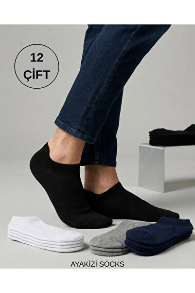 ayakizi socks 12 Pairs of Mixed Men's Booties Socks
