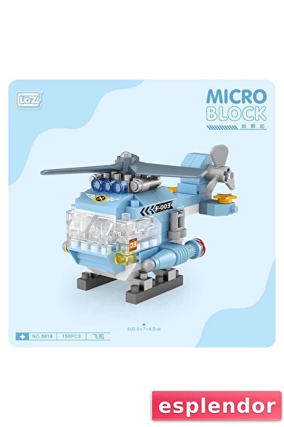 esplendor Lz8616 Loz Helicopter Block Set Mini Bag -Vagon Life