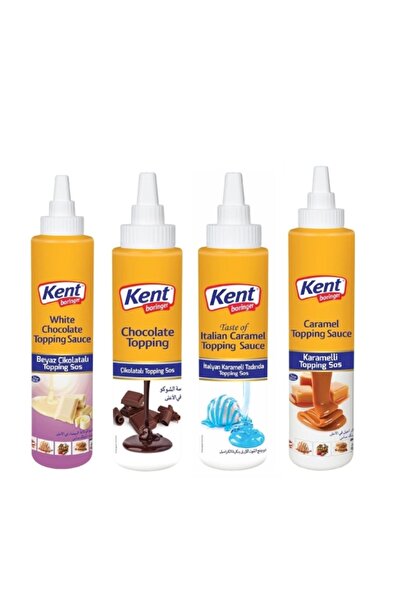 Kent Boringer Kent Karma Topping Sos 300 Gr (İtalyan Karamel, Beyaz Çikolata,...