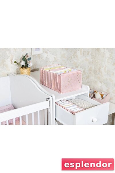 esplendor منظم أدراج الأطفال أكورديون كبير (وردي) -04089