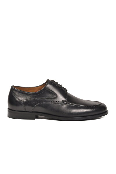 Aspor Black Genuine Leather Men's Classic Shoes