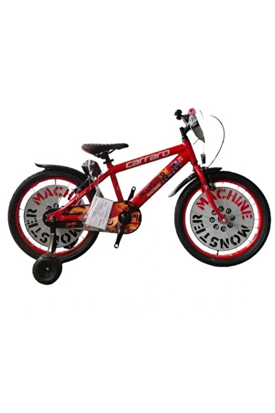 TOYFEST دراجة أطفال كارارو مونستر 20 جنط ألومنيوم باللون الأحمر-الرمادي-الأسو...