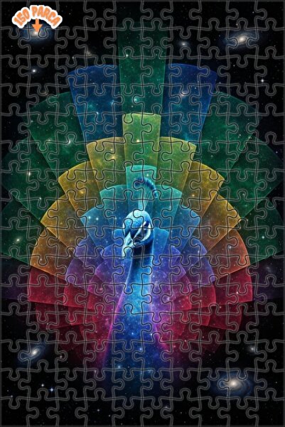 Esranın Dünyası Universal Peacock Secrets Double-Layer Framed Wooden Puzzle 1...