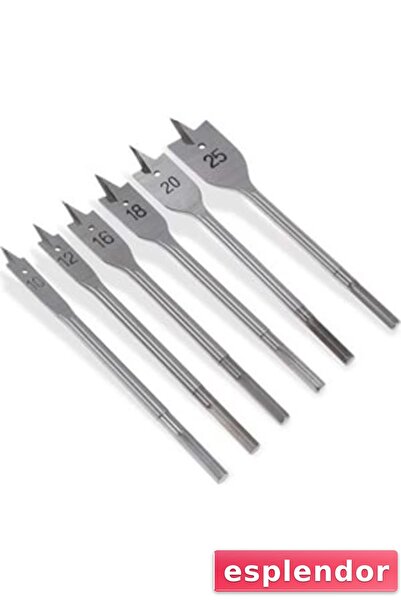 esplendor طقم لقم مثقاب ورق الشجر 6 قطع