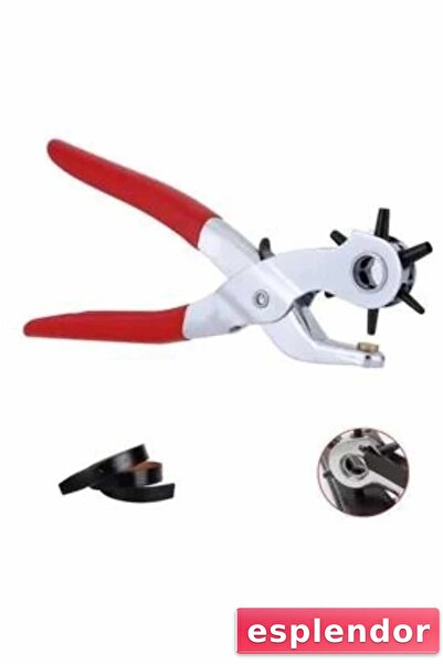 esplendor كماشة ثقب الحزام - ثقب الحزام من الفولاذ المقاوم للصدأ