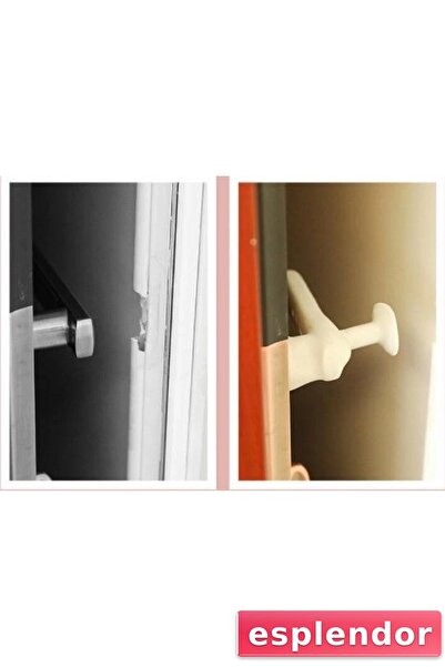 esplendor سدادة باب لحماية الحائط من السيليكون