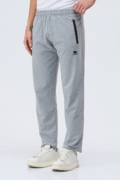Shooter Sportswear Gray Men's Basic Sweatpants Cotton Pack Regular Fit Daily ...