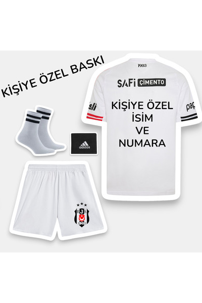 Quaxram ÖZEL BASKILI -Bêşiktâş./ 25-26 Yeni Sezon 4 Parça Çocuk Futbol Formas...