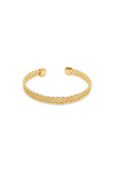 Ramaria Atelier Gilded Twist Mesh Bracelet