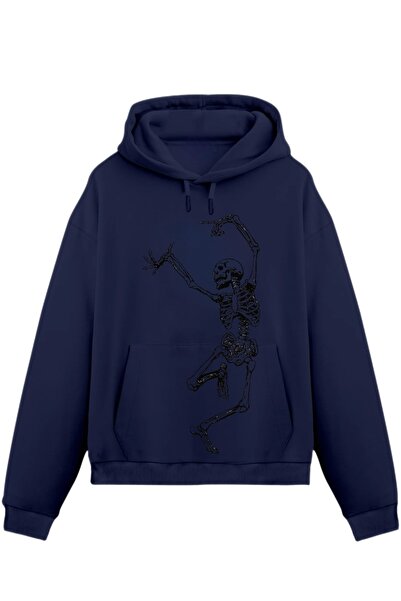 Rabona Fashion Φούτερ/Ζακέτα με στάμπα Rock Skeleton (Προαιρετικό)