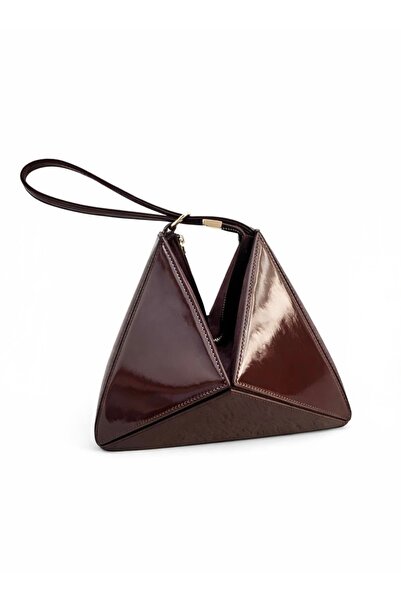 Millacom Women's Patent Leather Leather Hand and Shoulder Bag Bag I