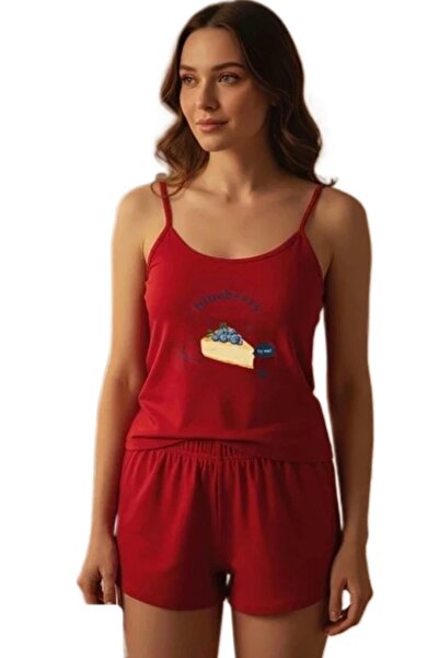 Mihra MİLAN İP ASKI ŞORTLU PİJAMA TAKIM S/2XL