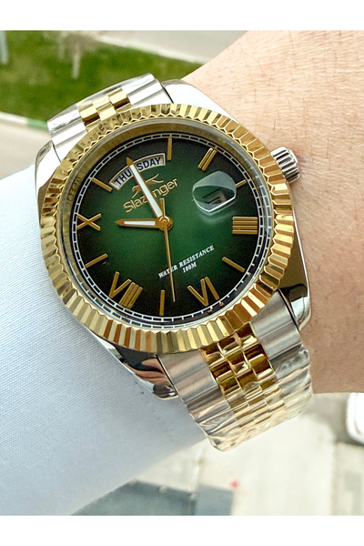 Slazenger 10 Atm Waterproof Calendar Men's Wristwatch