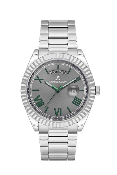 Daniel Klein Dk.13.10128-4 Date and Day Display 3 Atm Water-Resistant Metalli...