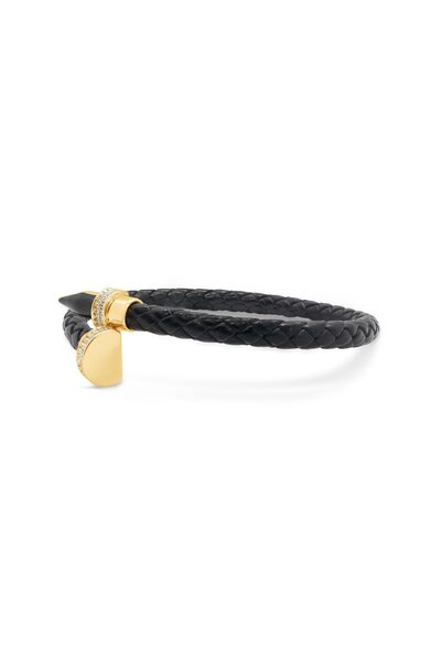 Ramaria Atelier Midnight Twist Leather Bracelet