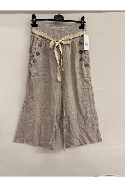 della moor Antolon de damă bej italian cu nasturi și șnur Ke curea Bo wide-le...