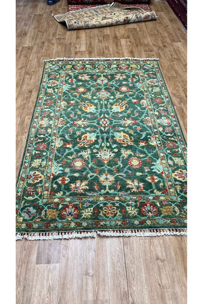 Turkmen Rug El Dokuma Afghan halısı