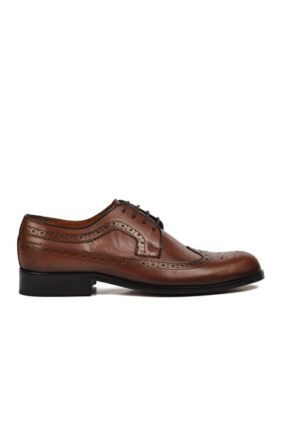 Aspor Tan Genuine Leather Men's Classic Shoes