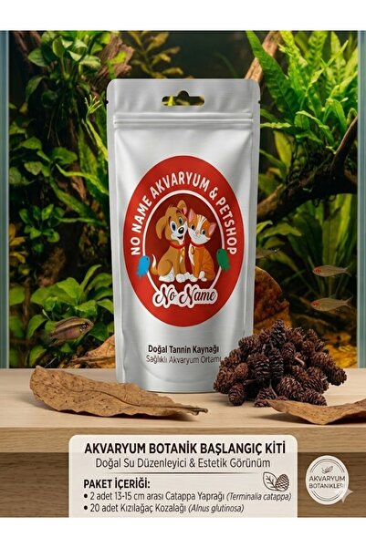 nonamepetshop Botanik Başlangıç Kiti/Catappa yaprağı ve Kızılağaç kozalağı 2 ...