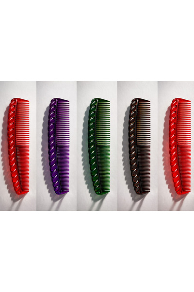 Grau Professional Hair Comb – French-Made Spiral Design Hairdresser's Comb |   Anti-Static and Durable