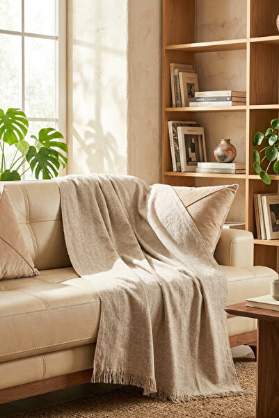 Valmia Home 100% Cotton Buldan Handmade B Herringbone Patterned King Size P T...