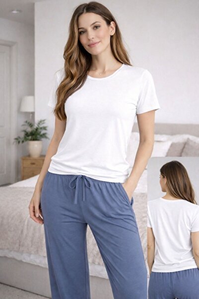ZAGE GİYİM ZAGE VİSKON PİJAMA ÜSTÜ