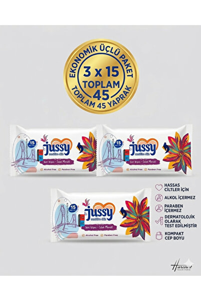 Lider MAGNESİA CEP MENDİLİ 15 X 3 PK 45 YAPRAK