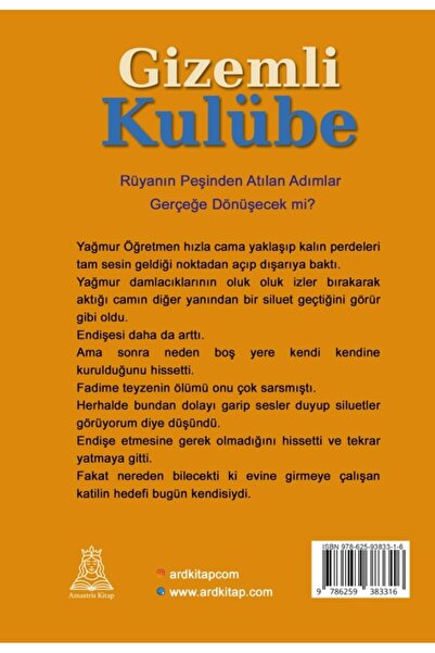 Amastris Kitap Gizemli Kulübe - Sabit UZUNEL - POSTER VE AYRAÇ